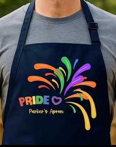 Custom printed apron